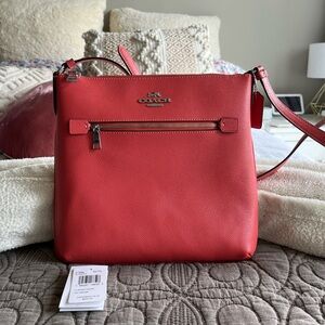 Coach Crossgrain Leather Rowan File Bag